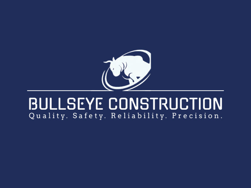 Bullseye Construction logo design by aryamaity