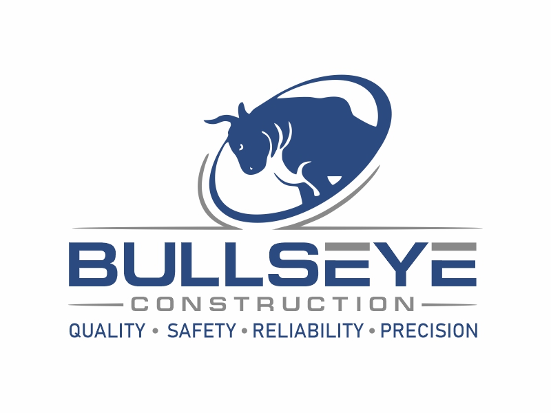 Bullseye Construction logo design by ruki