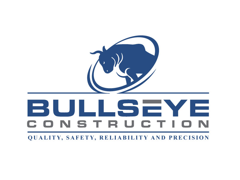 Bullseye Construction logo design by Pompi