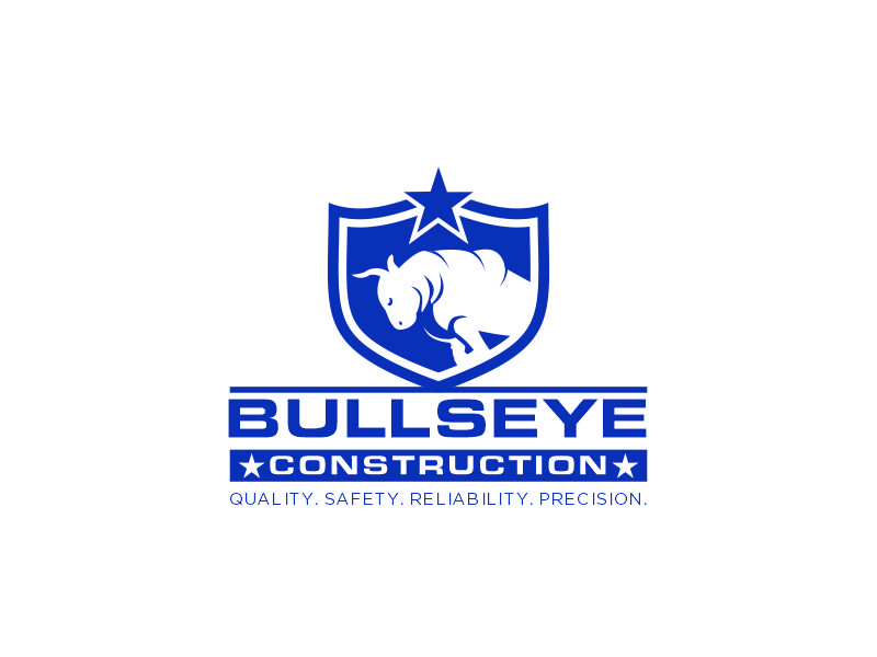 Bullseye Construction logo design by gin464