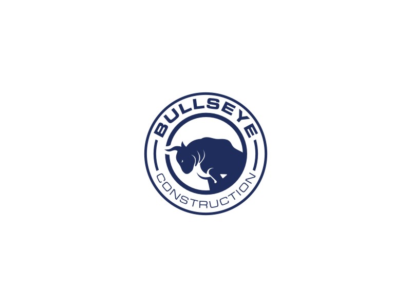 Bullseye Construction logo design by Susanti