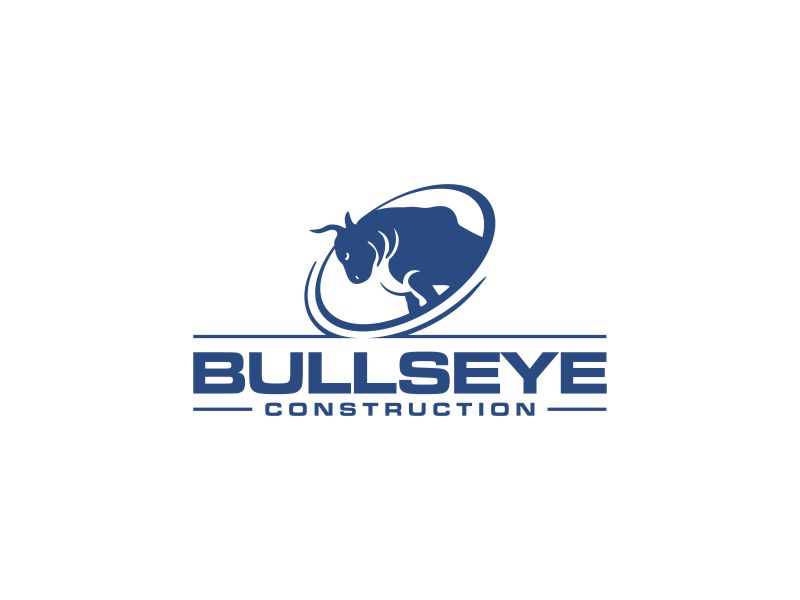 Bullseye Construction logo design by blessings