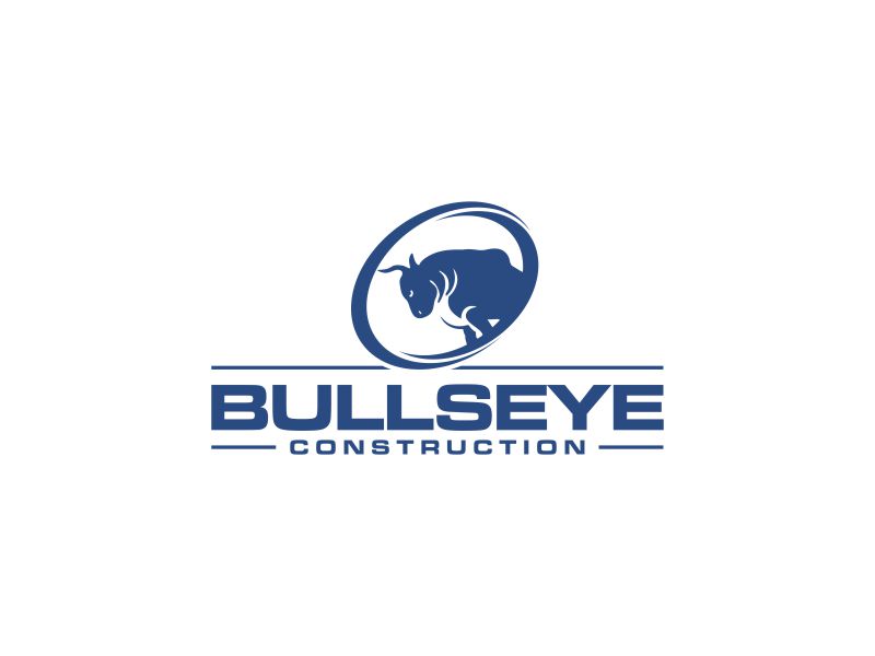 Bullseye Construction logo design by blessings