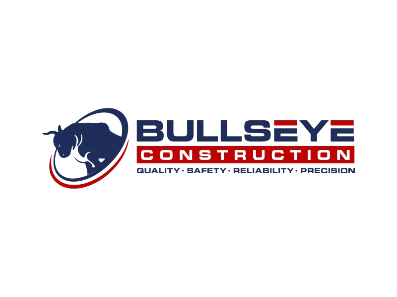 Bullseye Construction logo design by kimora