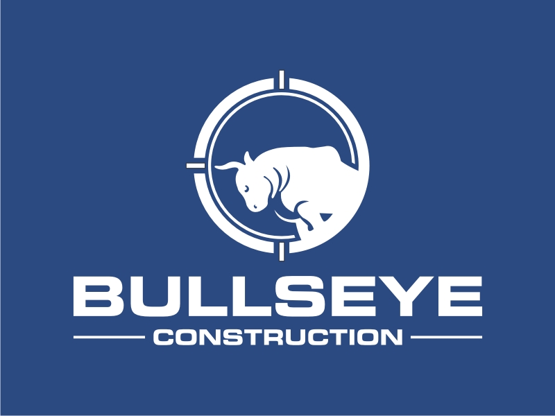 Bullseye Construction logo design by lintinganarto