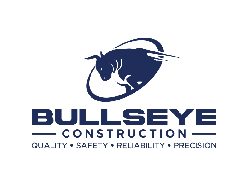 Bullseye Construction logo design by ekitessar