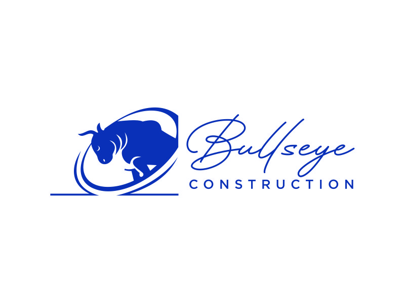 Bullseye Construction logo design by ozenkgraphic