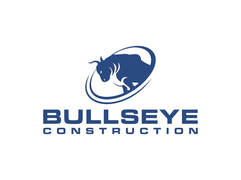 Bullseye Construction logo design by creator™