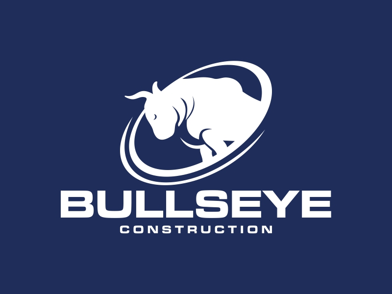 Bullseye Construction logo design by zeta
