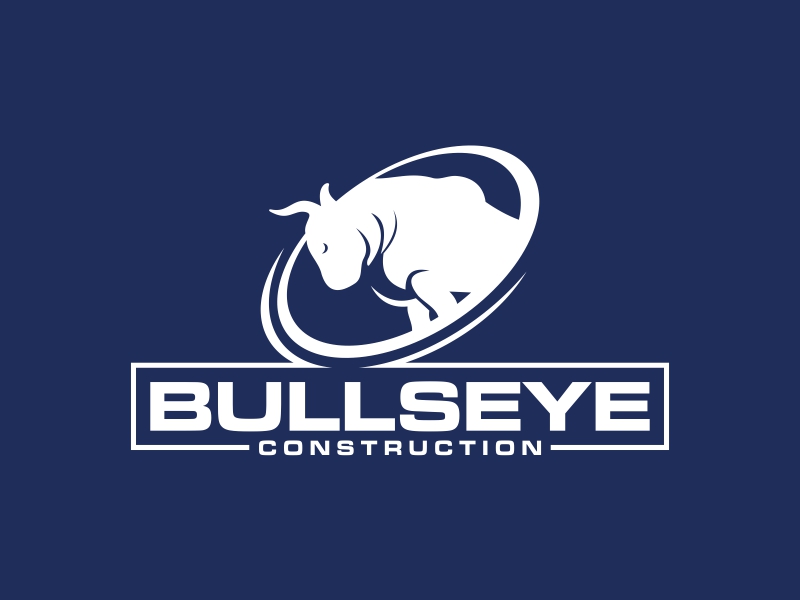 Bullseye Construction logo design by zeta