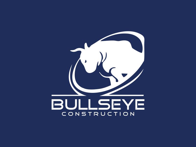 Bullseye Construction logo design by Gedibal