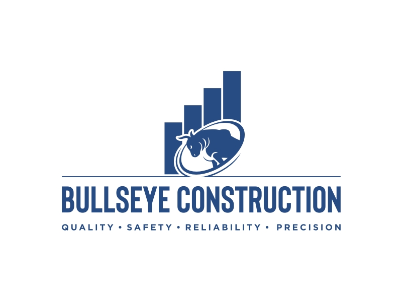 Bullseye Construction logo design by GemahRipah