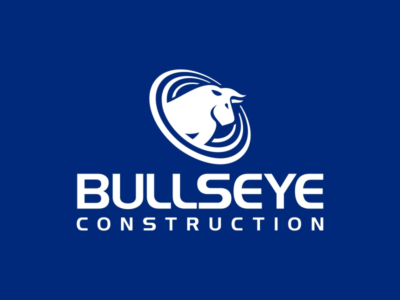 Bullseye Construction logo design by Asani Chie
