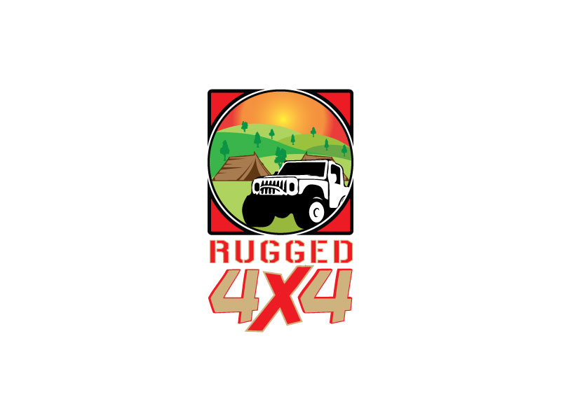 Rugged 4x4 logo design by Xiofa