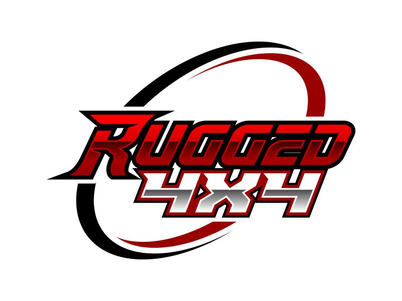 Rugged 4x4 logo design by zonpipo1