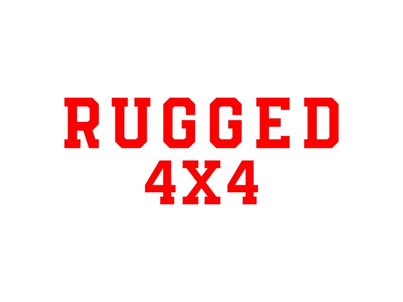 Rugged 4x4 logo design by cocote