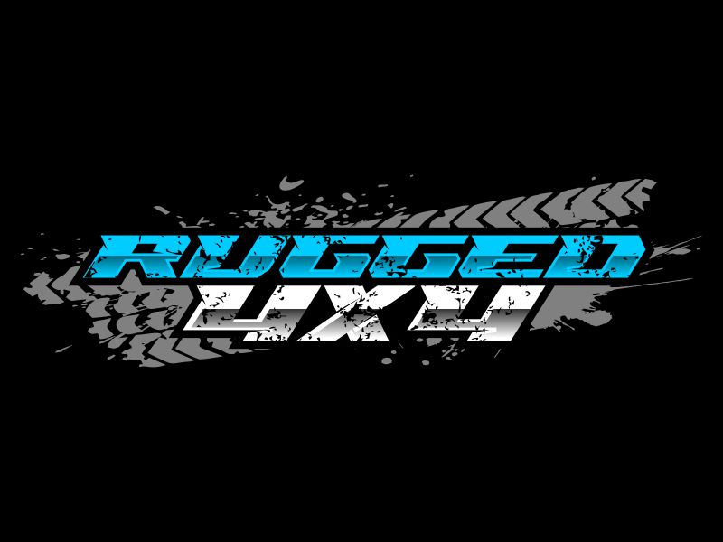 Rugged 4x4 logo design by zonpipo1