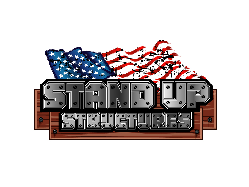 STAND UP STRUCTURES logo design by Koushik
