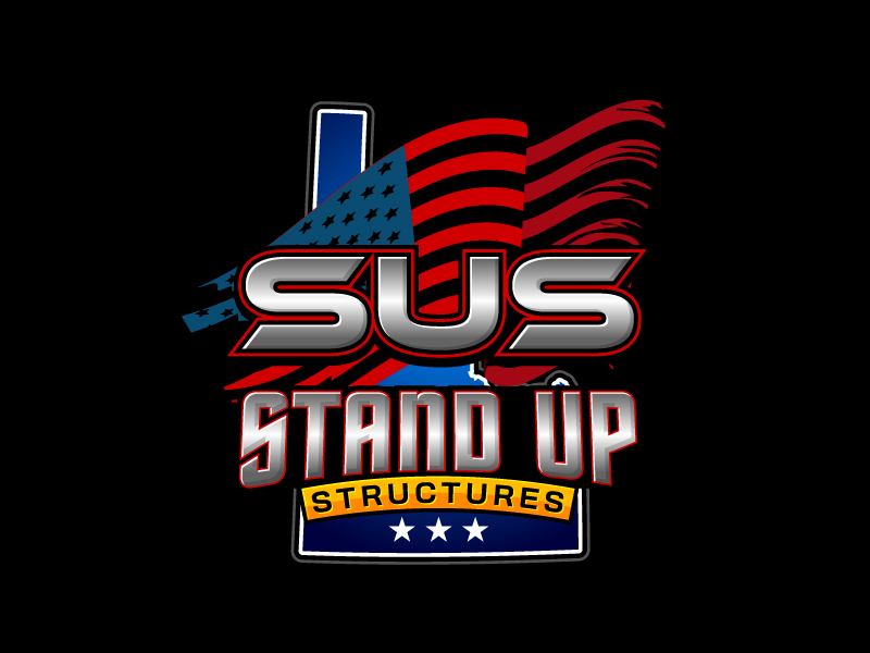STAND UP STRUCTURES logo design by Koushik