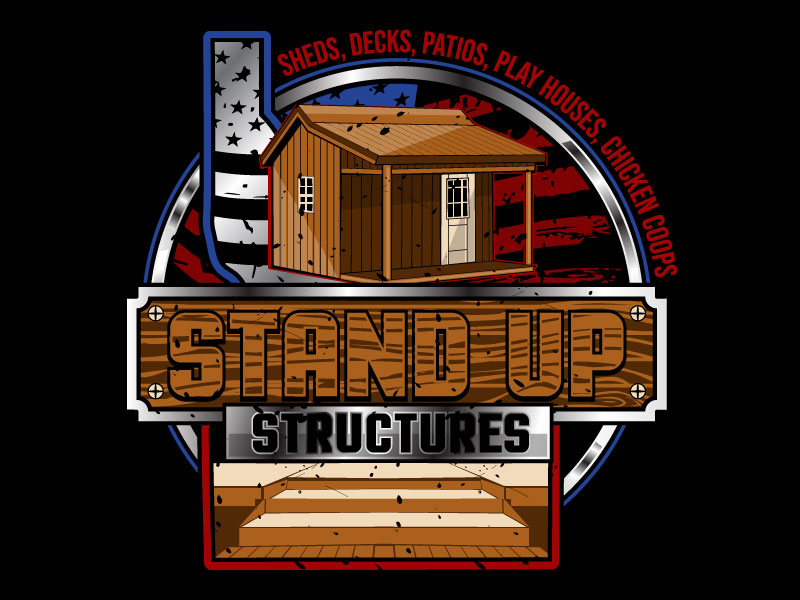 STAND UP STRUCTURES logo design by LogoQueen