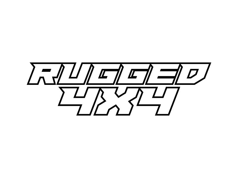 Rugged 4x4 logo design by Poki