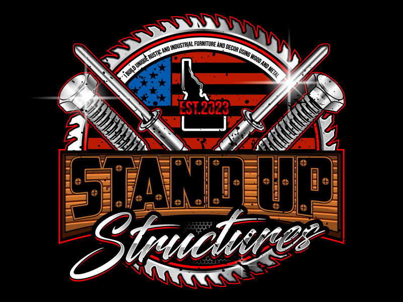 STAND UP STRUCTURES logo design by LogoQueen