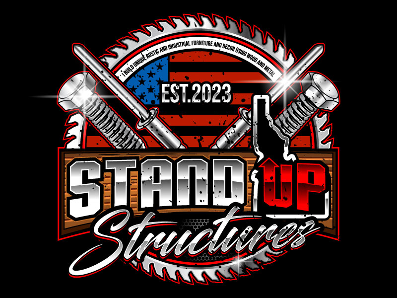 STAND UP STRUCTURES logo design by LogoQueen