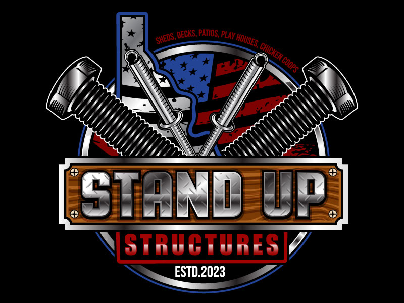 STAND UP STRUCTURES logo design by LogoQueen