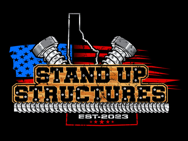 STAND UP STRUCTURES logo design by Suvendu