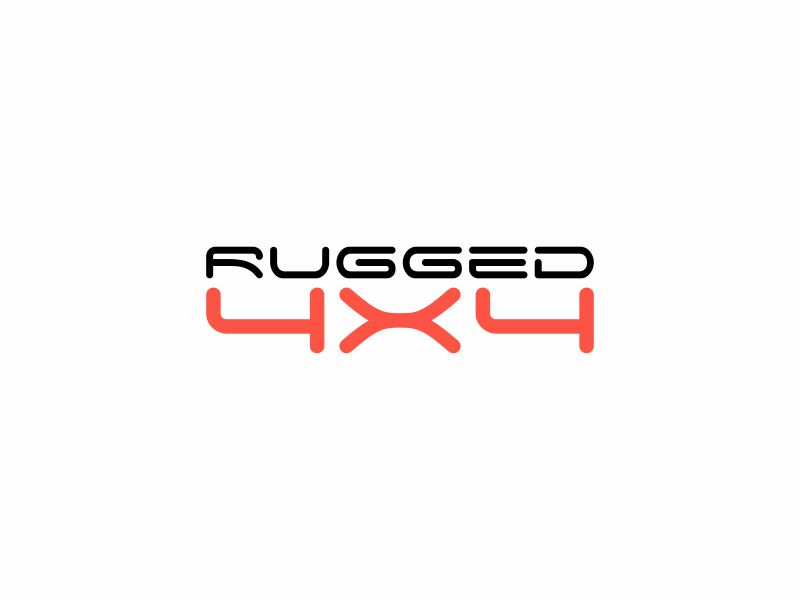 Rugged 4x4 logo design by almaula