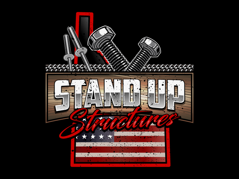 STAND UP STRUCTURES logo design by Suvendu