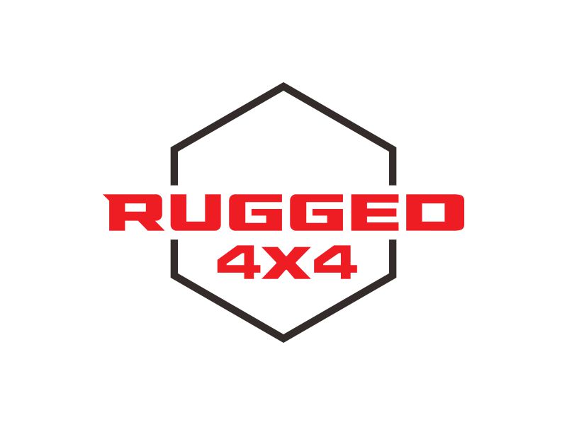 Rugged 4x4 logo design by Barkah