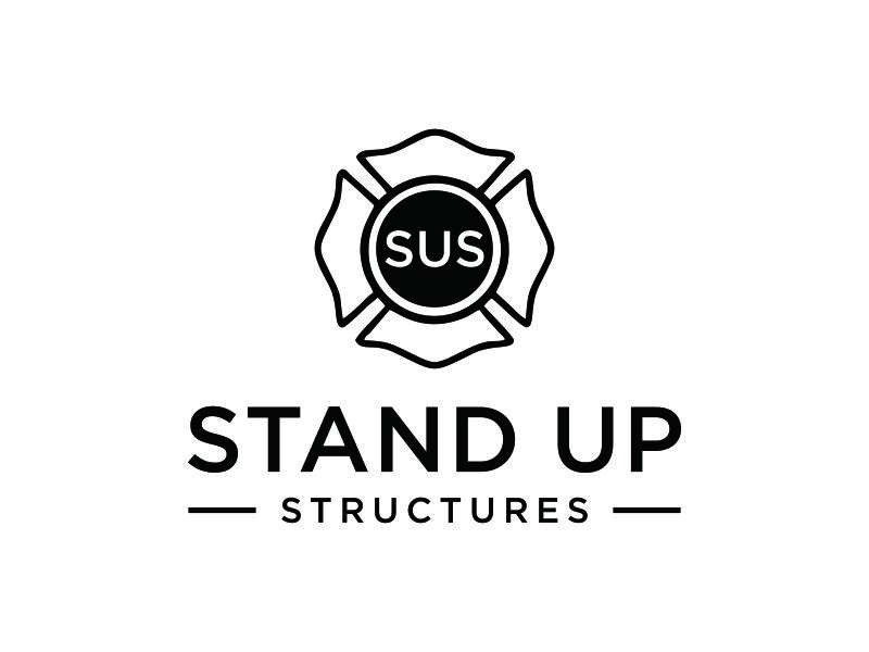 STAND UP STRUCTURES logo design by ozenkgraphic