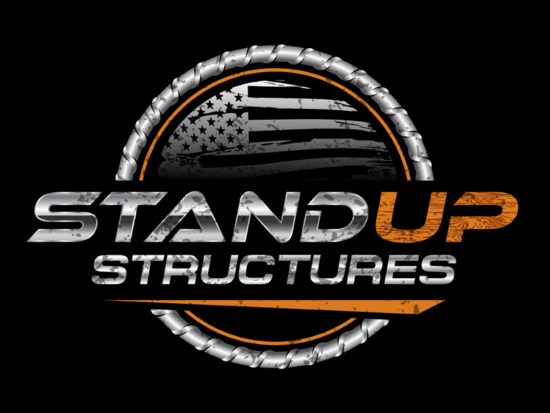 STAND UP STRUCTURES logo design by MAXR