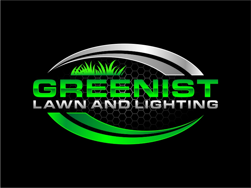 Greenist Lawn and Lighting logo design by cintoko