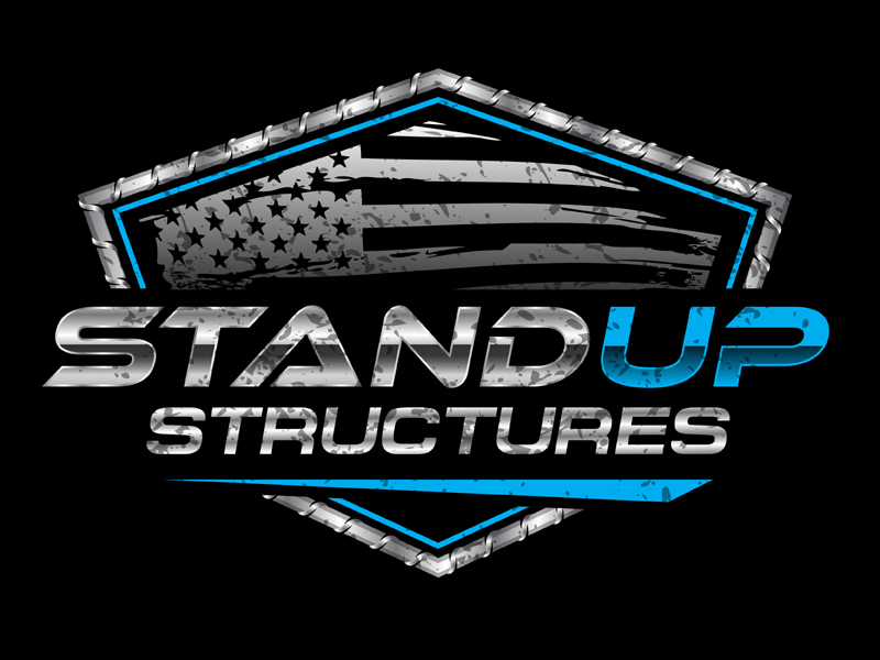 STAND UP STRUCTURES logo design by MAXR