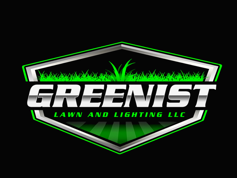 Greenist Lawn and Lighting logo design by senja03