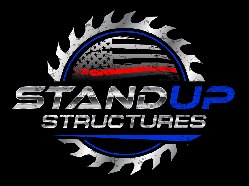 STAND UP STRUCTURES logo design by MAXR