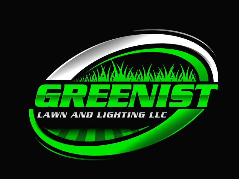 Greenist Lawn and Lighting logo design by senja03