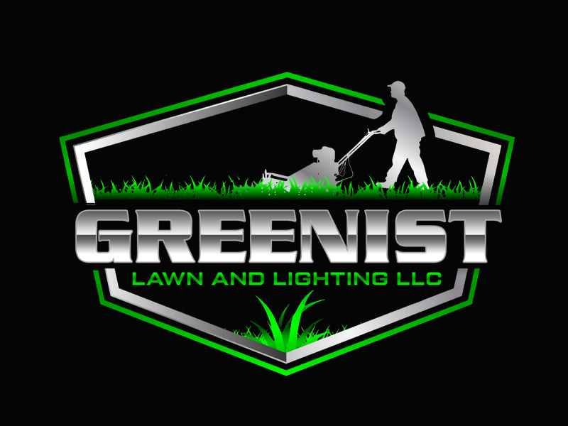 Greenist Lawn and Lighting logo design by senja03