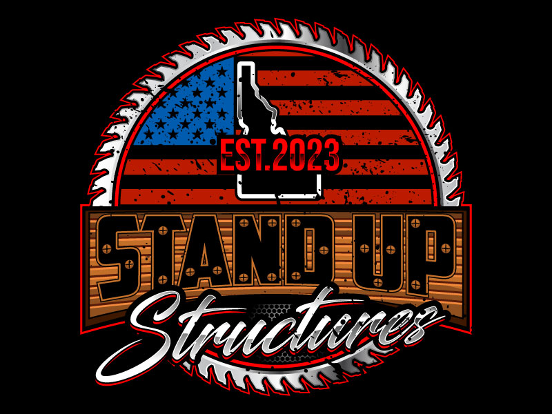 STAND UP STRUCTURES logo design by LogoQueen