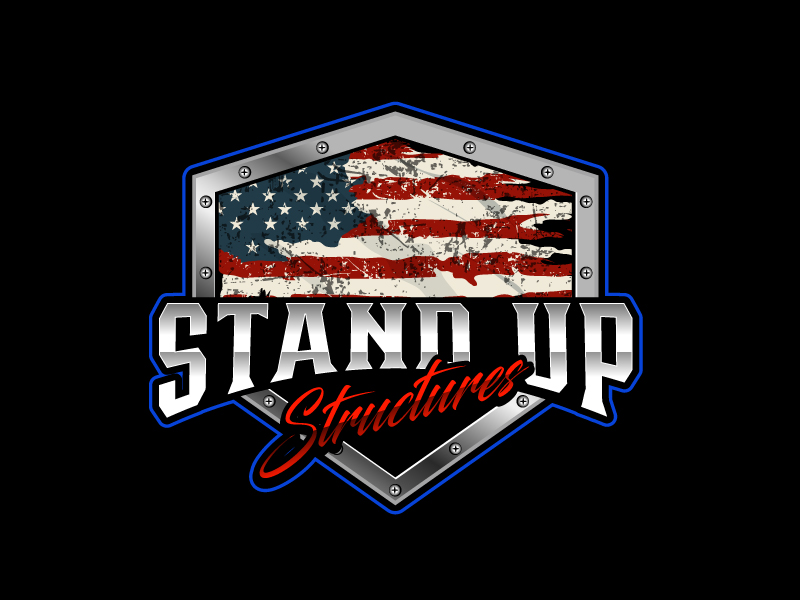 STAND UP STRUCTURES logo design by Koushik