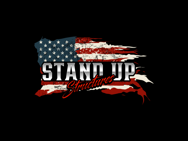 STAND UP STRUCTURES logo design by Koushik