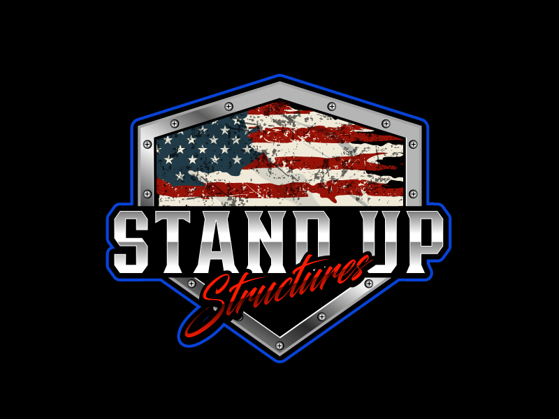 STAND UP STRUCTURES logo design by Koushik