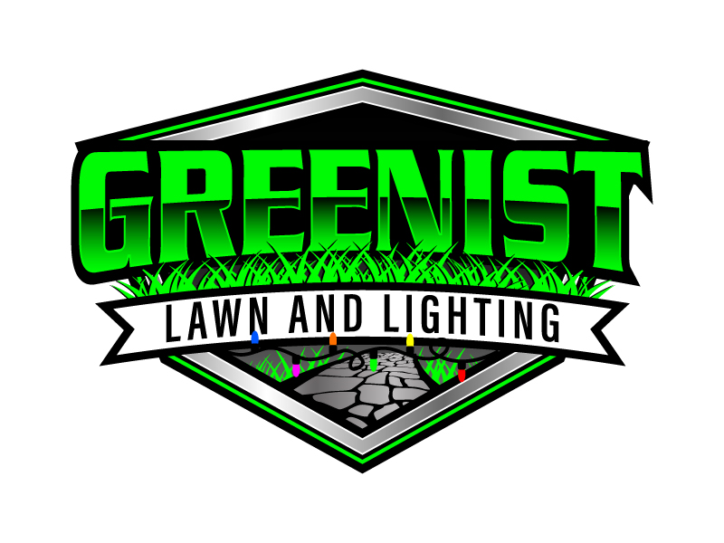 Greenist Lawn and Lighting logo design by daywalker