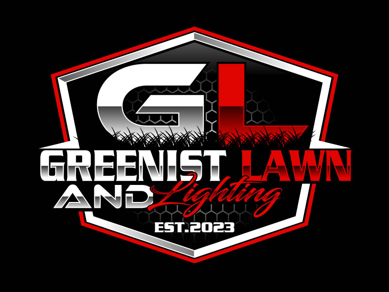 Greenist Lawn and Lighting logo design by Gilate