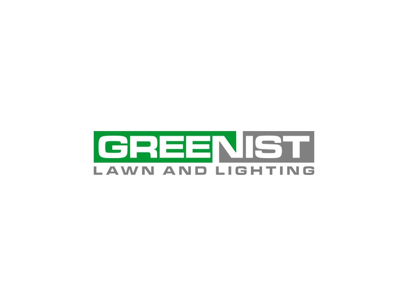 Greenist Lawn and Lighting logo design by dewipadi