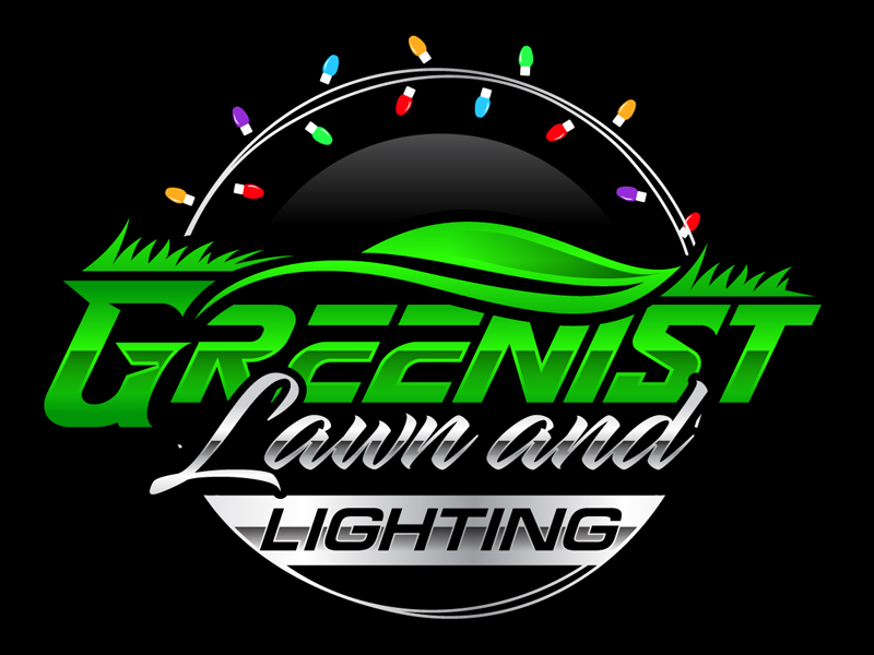 Greenist Lawn and Lighting logo design by DreamLogoDesign