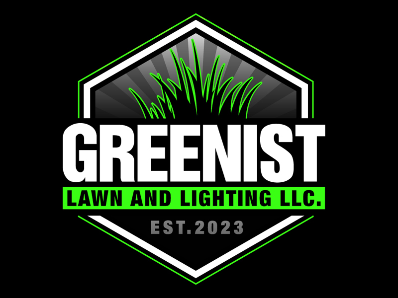Greenist Lawn and Lighting logo design by DreamLogoDesign