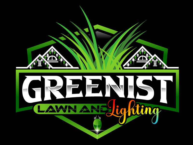 Greenist Lawn and Lighting logo design by DreamLogoDesign